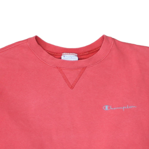 Champion Women's Pink Small Crew Neck Pullover Sweatshirt