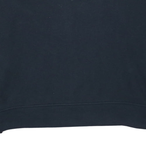 Adidas Womens Black Crew Neck Pullover Sweatshirt Size 6 XS