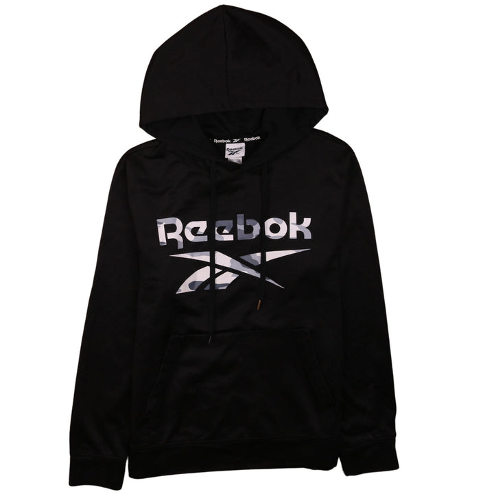 Reebok Men’s Black Pullover Hoodie M Logo Sportswear