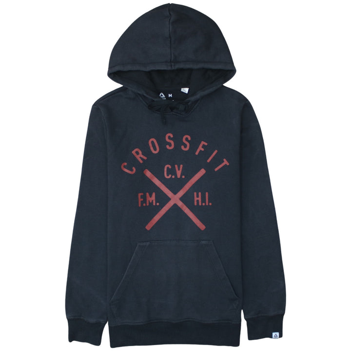 Reebok Men's Black CrossFit Pullover Hoodie M Regular Fit