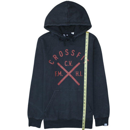 Reebok Men's Black CrossFit Pullover Hoodie M Regular Fit