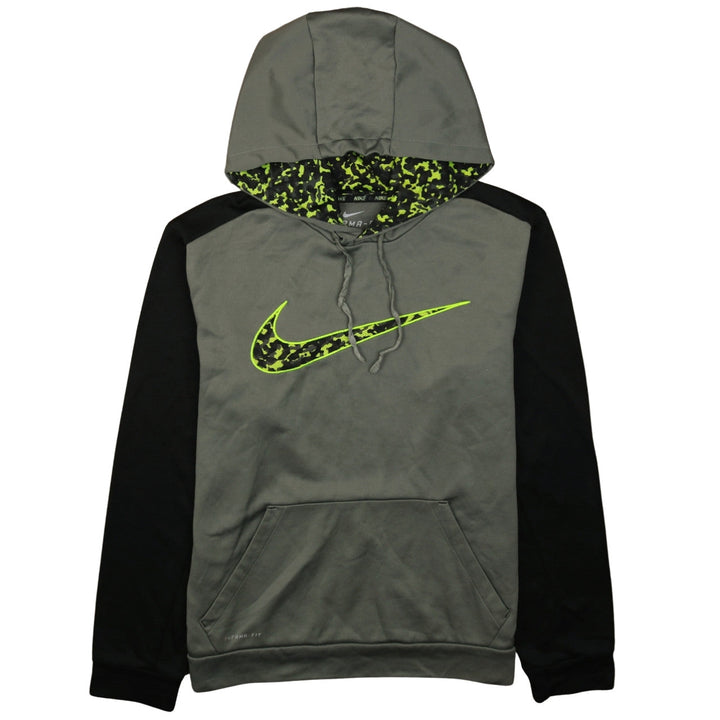 Nike Men's Grey Therma-Fit Pullover Hoodie Medium Sportswear