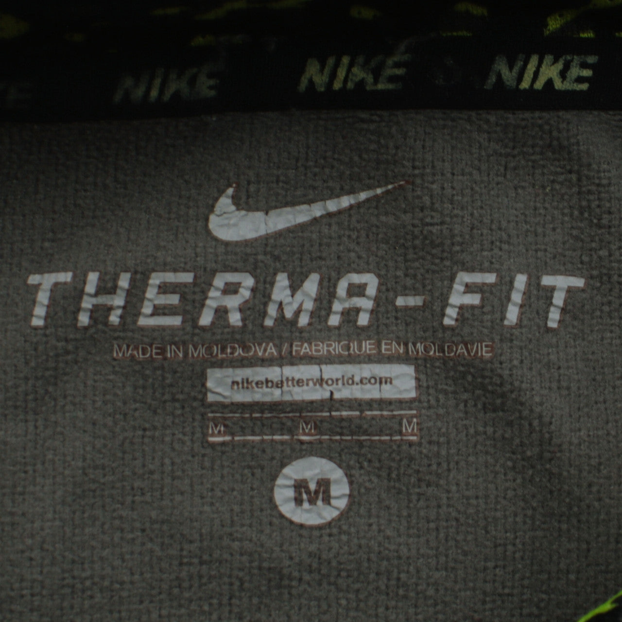 Nike Men's Grey Therma-Fit Pullover Hoodie Medium Sportswear