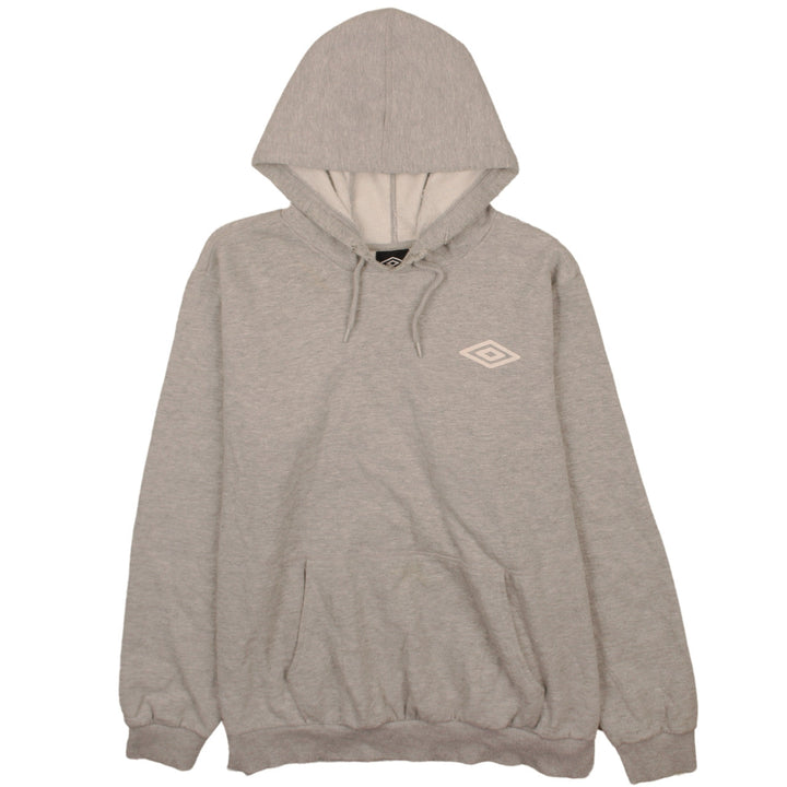 Umbro Mens Grey 2XL Pullover Hoodie Logo Sportswear