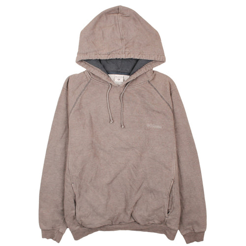 Columbia Men's Brown Pullover Hoodie 2XL Fleece Outdoor Sweatshirt