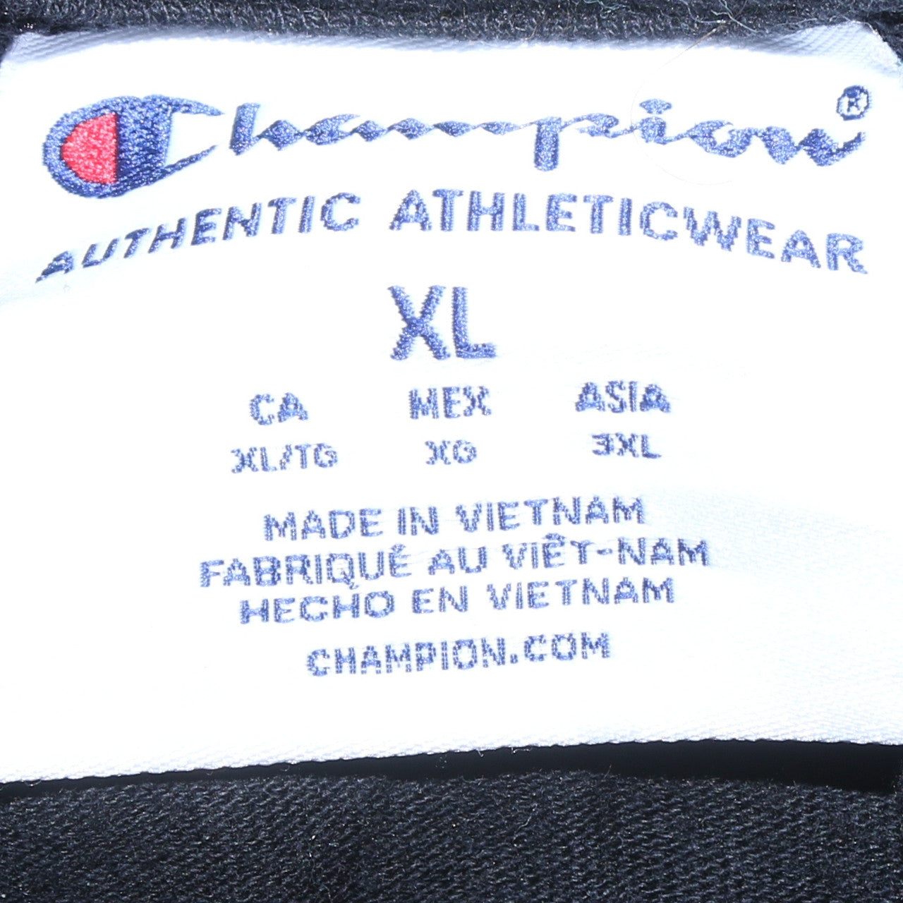 Champion Men's Black XL Pullover Hoodie with Logo