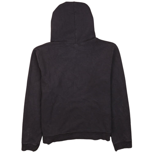 GAP Women Black Pullover Hoodie L Hooded Logo Sweatshirt