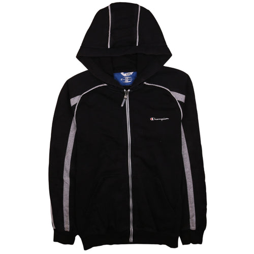 Champion Men's Black 2XL Full Zip Hoodie Sports Style