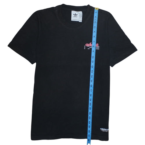 Adidas Men's Black Trefoil 50 Years Graphic Cotton T-Shirt Size S