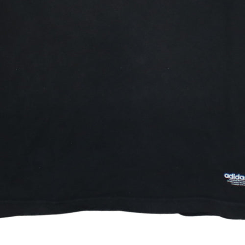Adidas Men's Black Trefoil 50 Years Graphic Cotton T-Shirt Size S