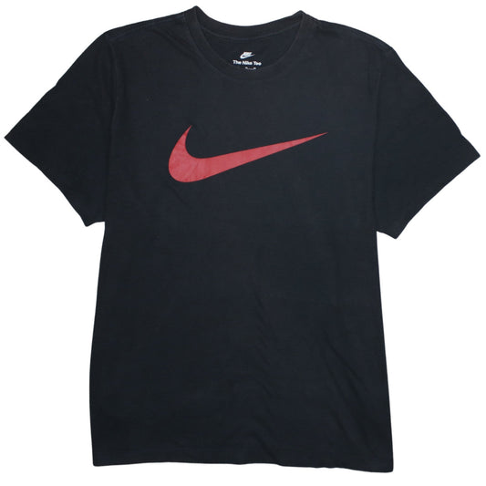 Nike Men's Black XL Sports Graphic T-Shirt Crew Neck
