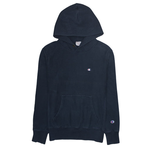 Champion Men's Blue Reverse Weave Pullover Hoodie Size L