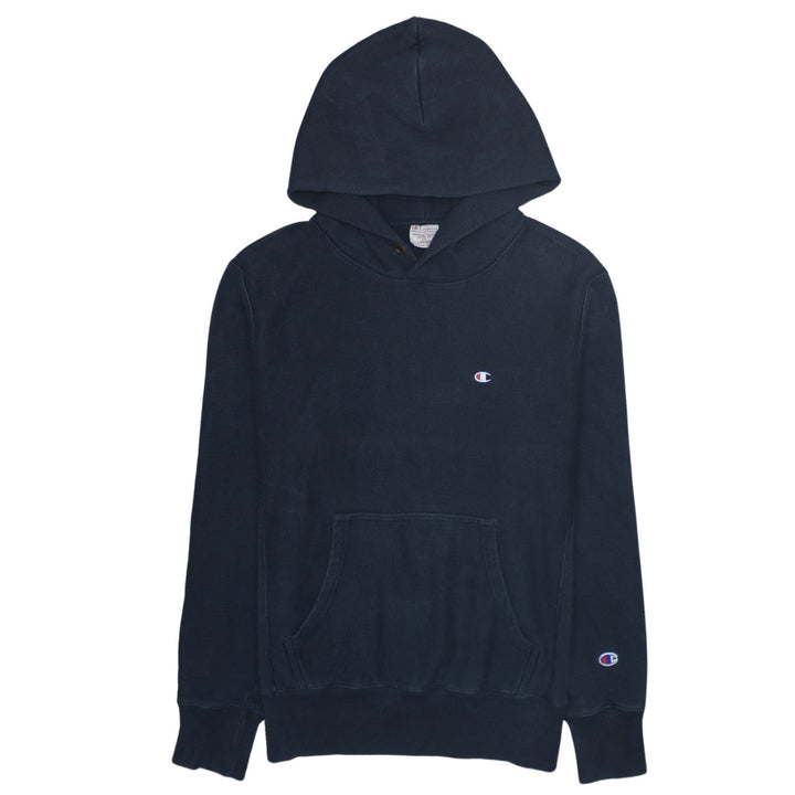 Champion Men's Blue Reverse Weave Pullover Hoodie Size L