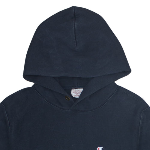 Champion Men's Blue Reverse Weave Pullover Hoodie Size L