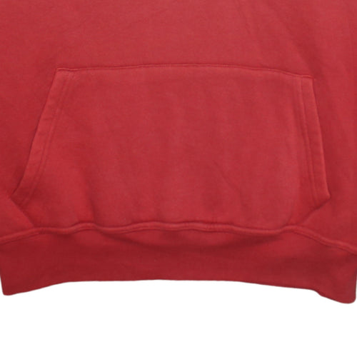 Fila Men's Red Pullover Hoodie Size M Graphic Logo Sweatshirt