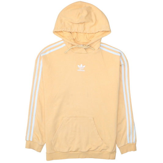 Adidas Women’s Beige Pullover Hoodie XS Relaxed Fit Cotton Blend