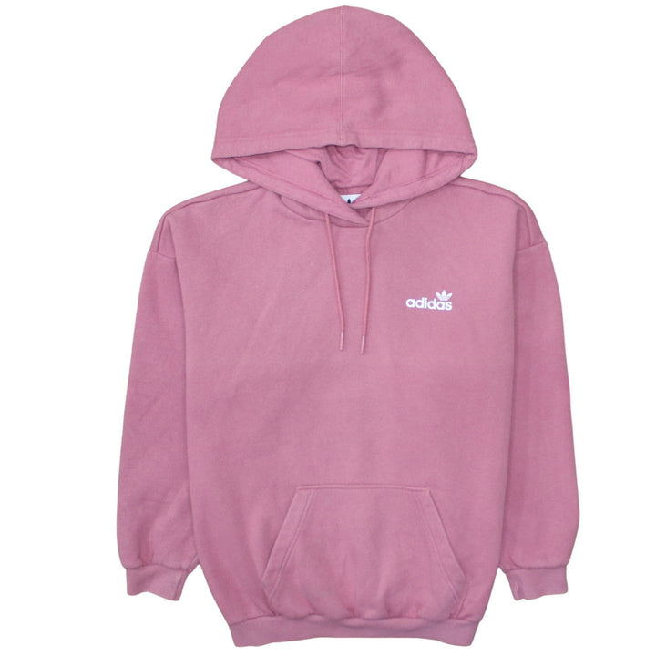 Adidas Womens Pink Pullover Hoodie XS Cotton Blend Casual