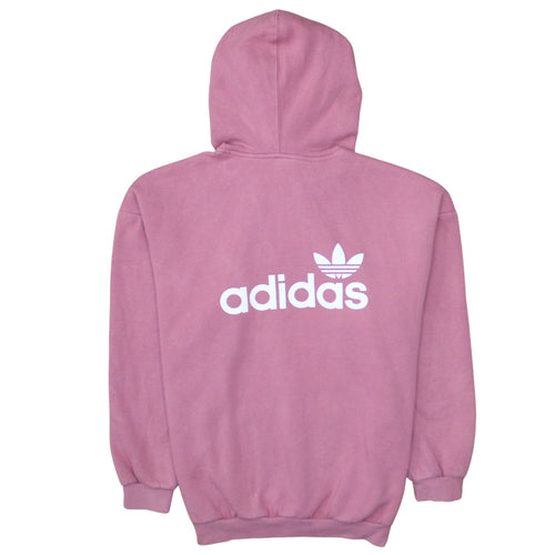 Adidas Womens Pink Pullover Hoodie XS Cotton Blend Casual