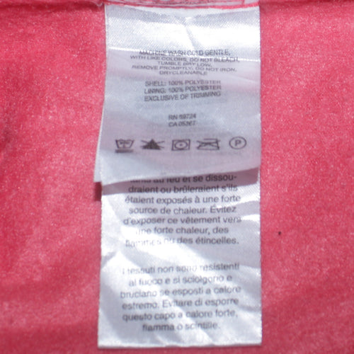 Columbia Womens Pink Fleece Full Zip Jacket Size M