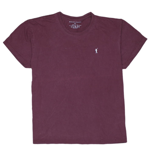 Polo Club Men's Brown XL Custom Fit Cotton Short Sleeve T-Shirt