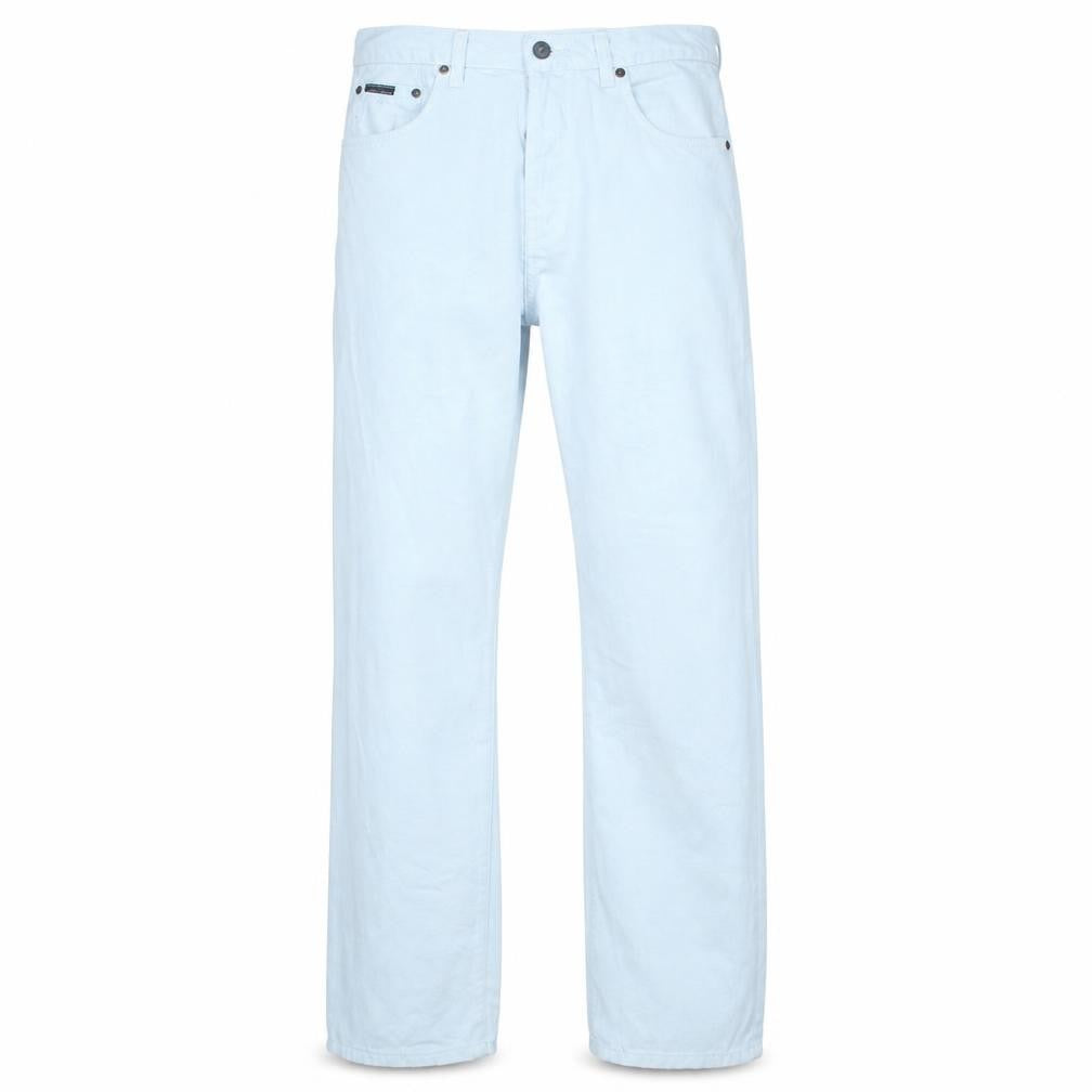 Girbaud Men's Light Blue Straight Leg Cotton Jeans 32W 34L