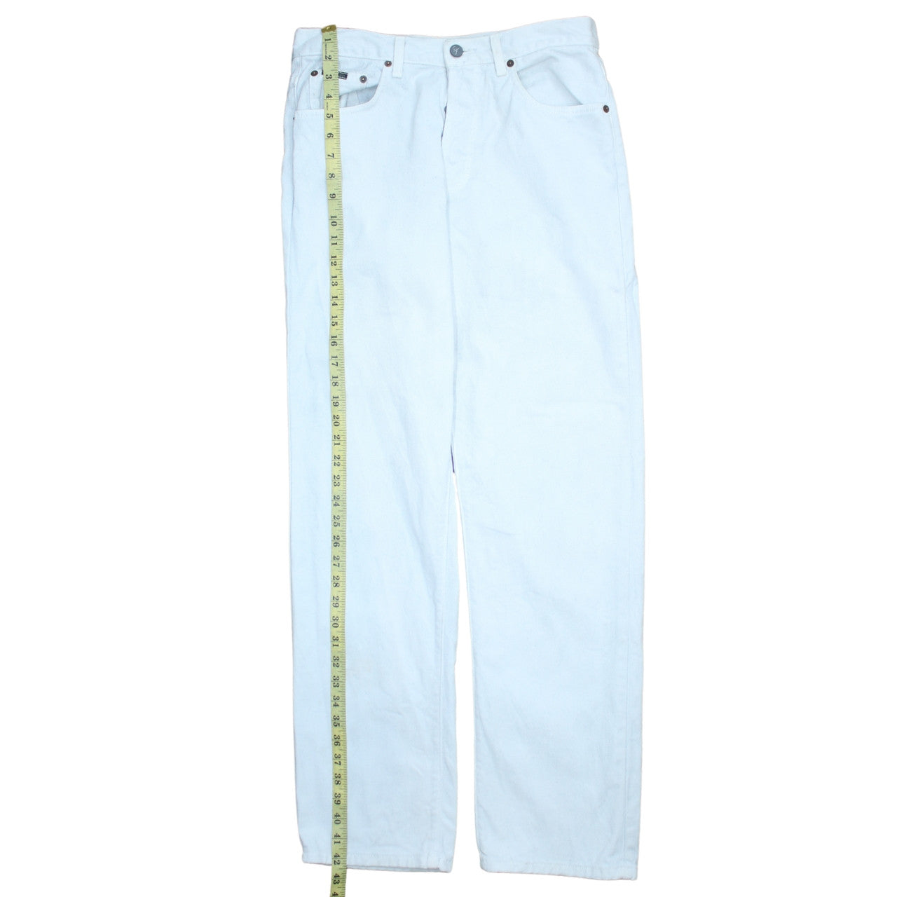 Girbaud Men's Light Blue Straight Leg Cotton Jeans 32W 34L