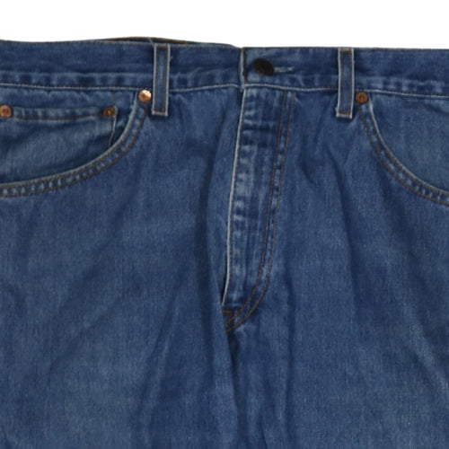 Levi Strauss & Co. Men's Blue 521 Regular Straight Denim Jeans W36 L32