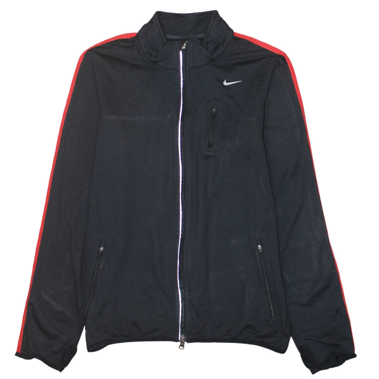 Nike Men's Black Full Zip Dri-Fit Sweatshirt Size M Athletic Jacket