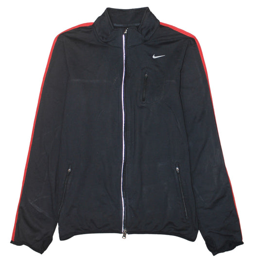 Nike Men's Black Full Zip Dri-Fit Sweatshirt Size M Athletic Jacket