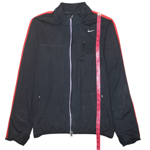 Nike Men's Black Full Zip Dri-Fit Sweatshirt Size M Athletic Jacket
