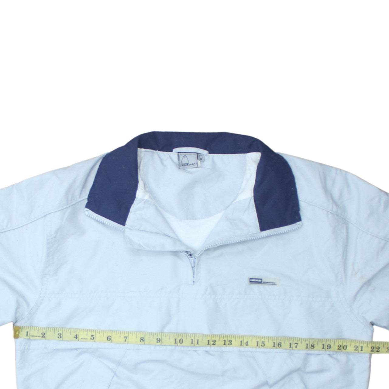 HEAD Women's Blue Size 12 Half Zip Windbreaker Jacket