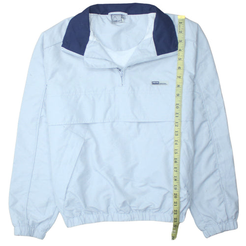 HEAD Women's Blue Size 12 Half Zip Windbreaker Jacket