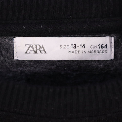 ZARA Boys Black Star Wars Pullover Sweatshirt Size 13-14 Years