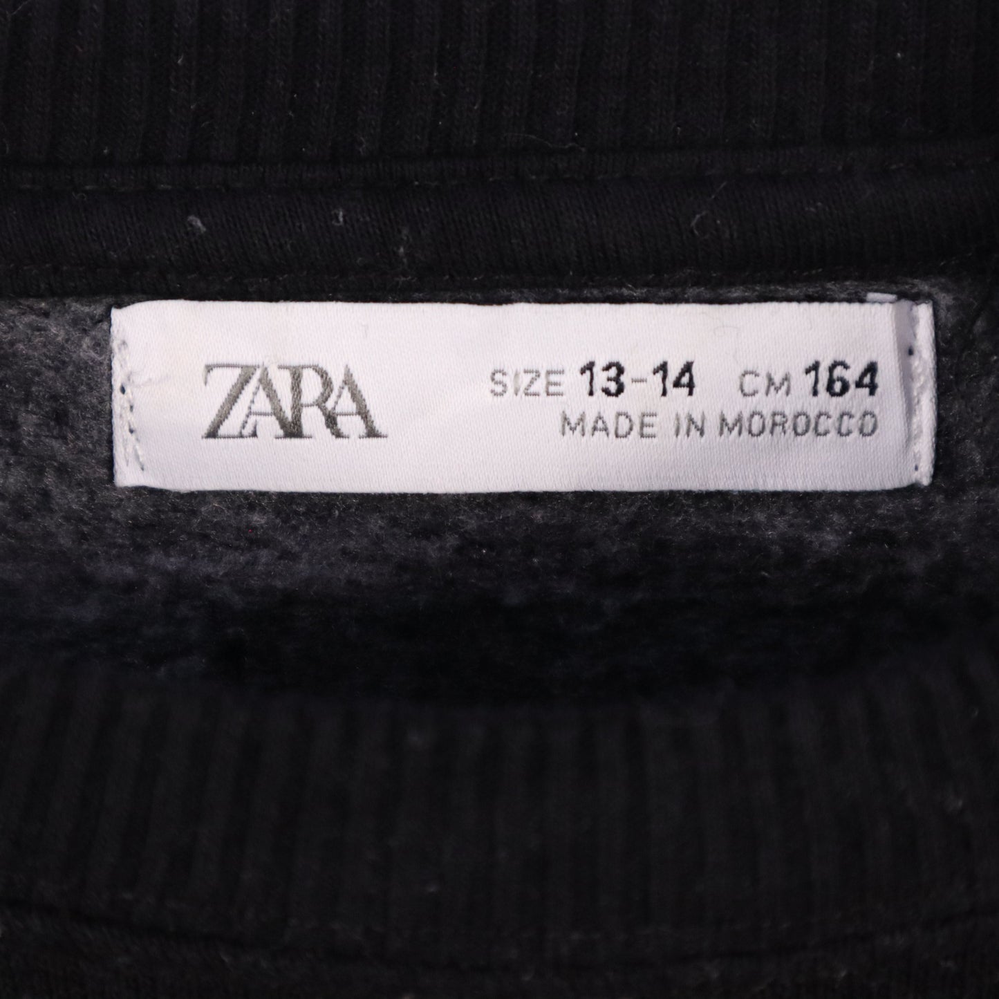ZARA Boys Black Star Wars Pullover Sweatshirt Size 13-14 Years
