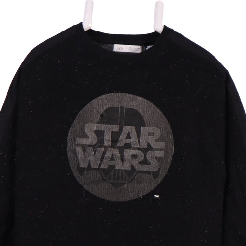 ZARA Boys Black Star Wars Pullover Sweatshirt Size 13-14 Years