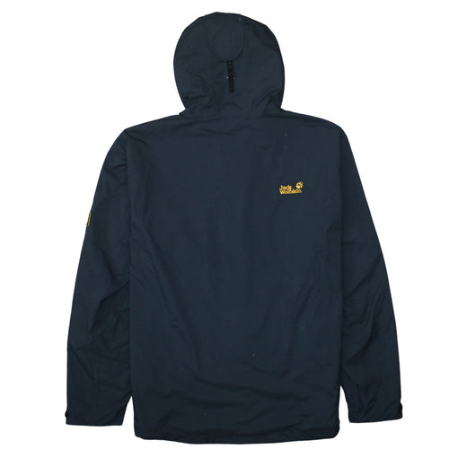 Jack Wolfskin Mens Black XL Waterproof Hooded Parka Jacket