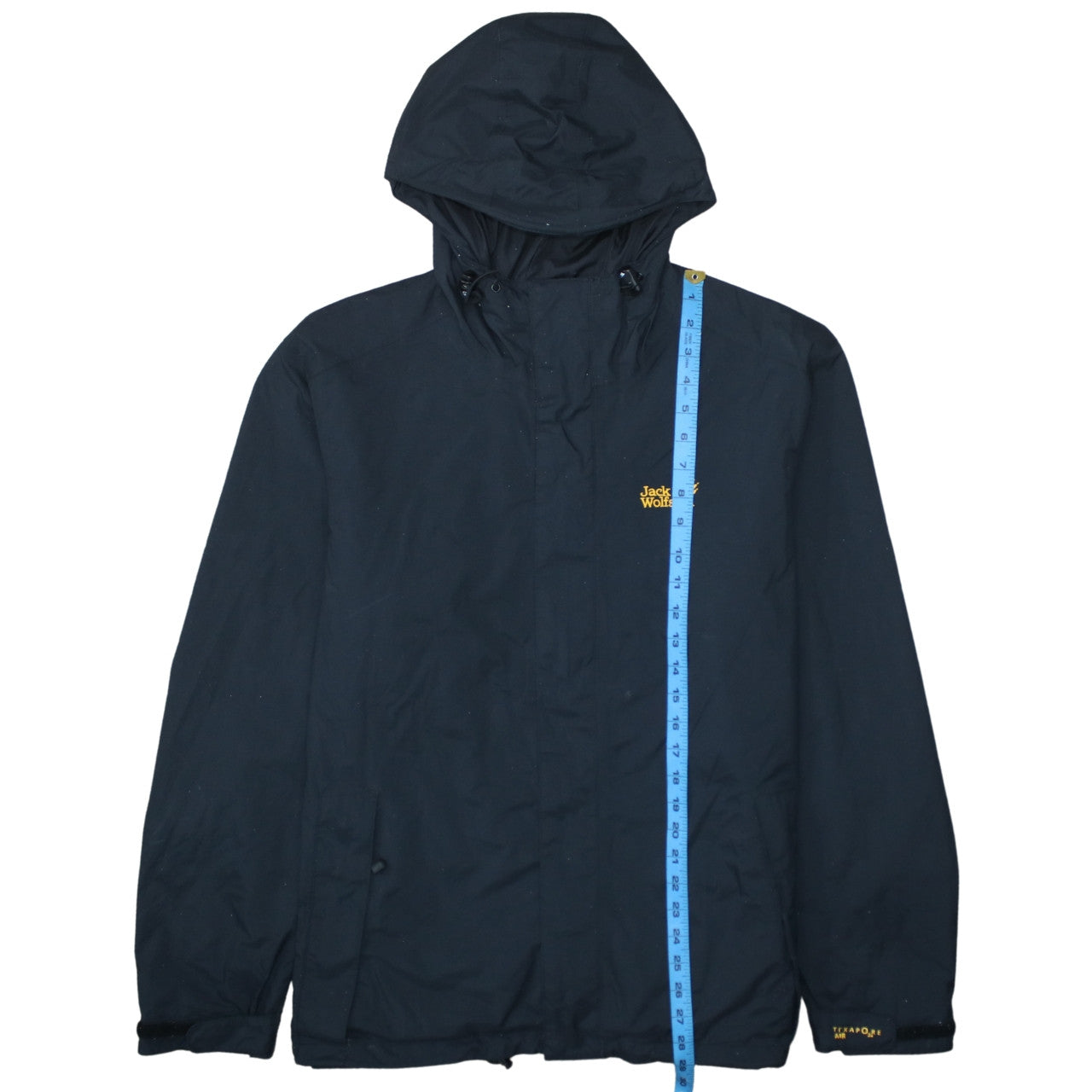 Jack Wolfskin Mens Black XL Waterproof Hooded Parka Jacket