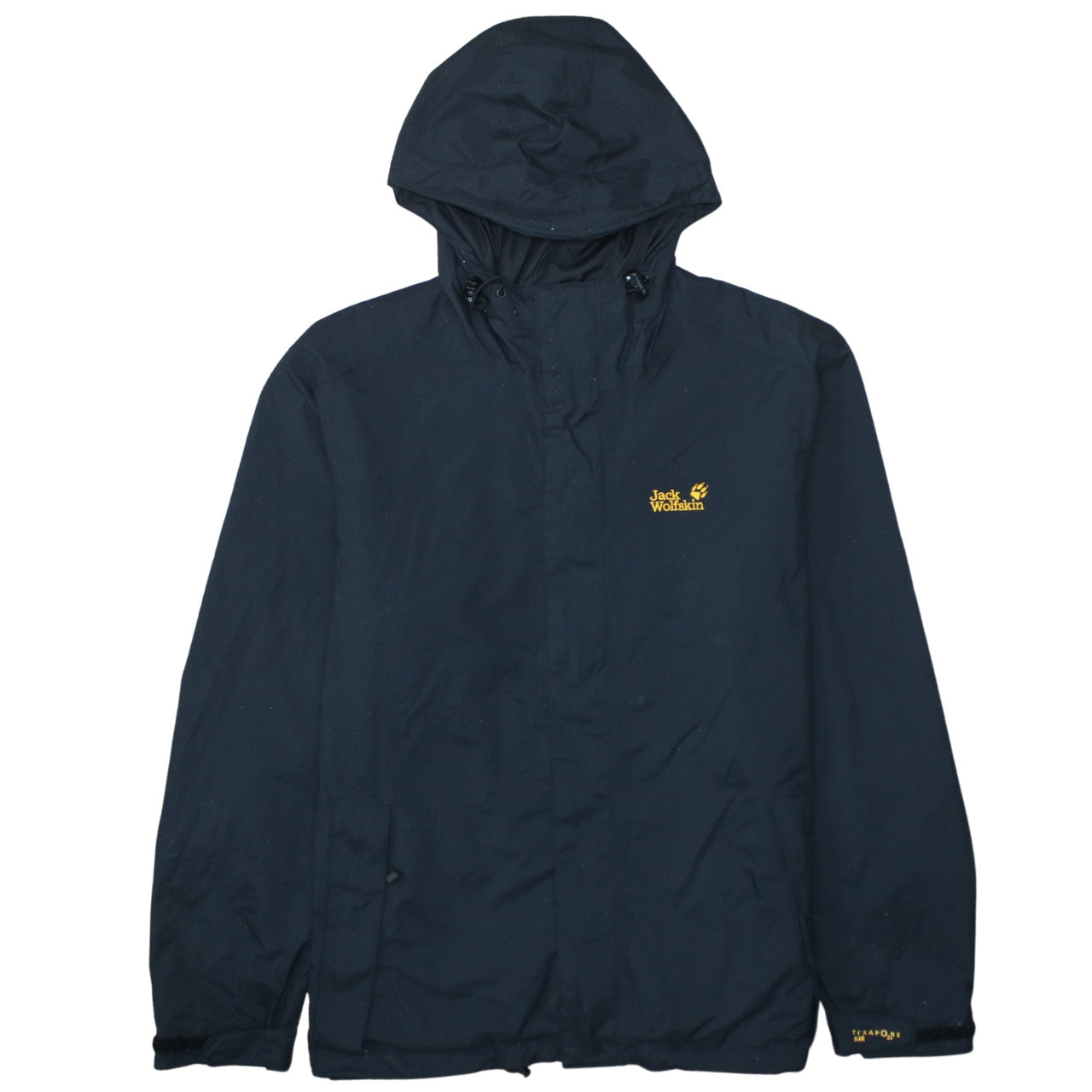Jack Wolfskin Mens Black XL Waterproof Hooded Parka Jacket