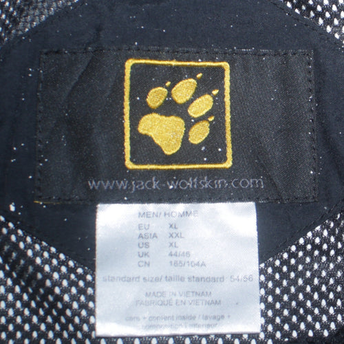 Jack Wolfskin Mens Black XL Waterproof Hooded Parka Jacket