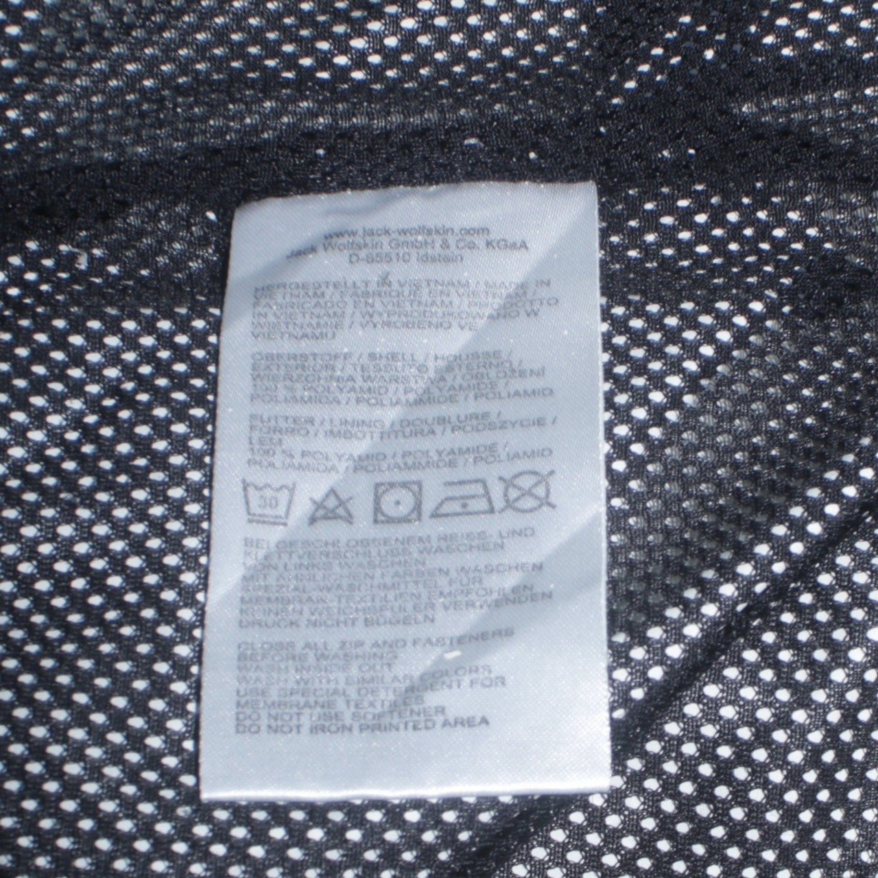 Jack Wolfskin Mens Black XL Waterproof Hooded Parka Jacket