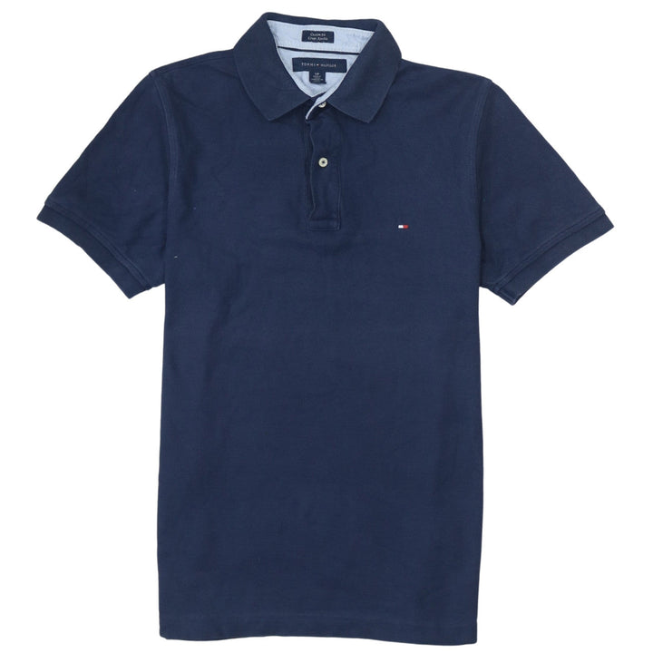 Tommy Hilfiger Men Blue Classic Fit Cotton Polo Shirt Size S