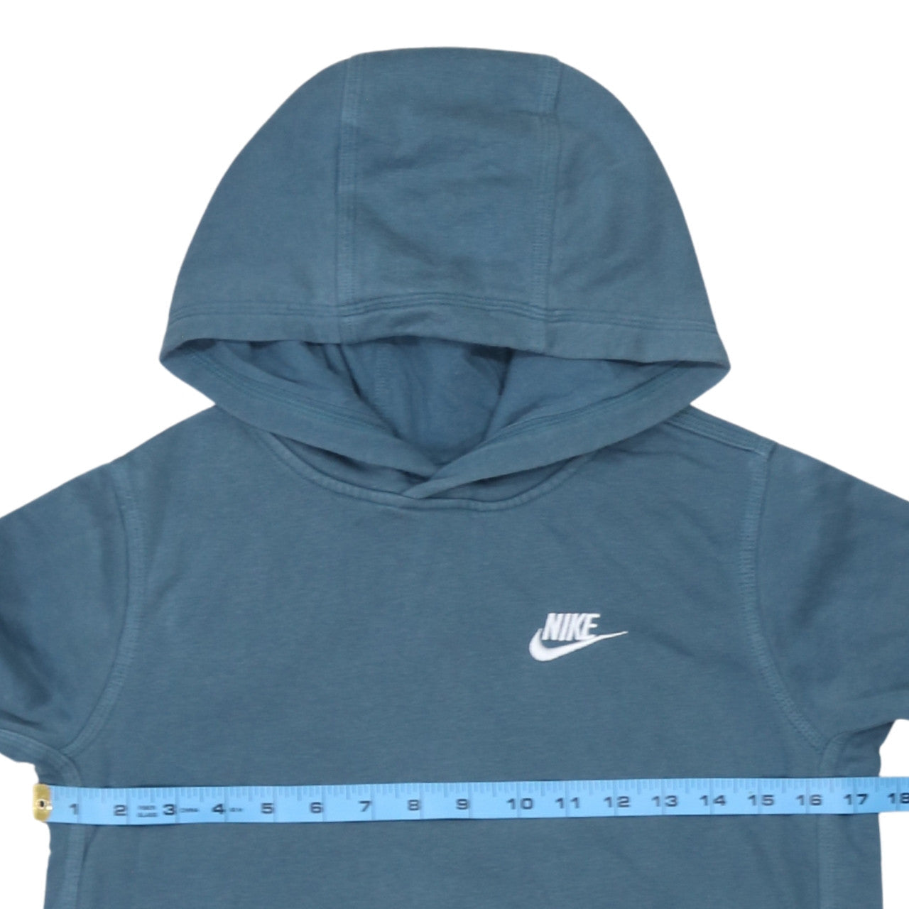 Nike Boys Blue Pullover Hoodie L 147-158cm Cotton Fleece Casual