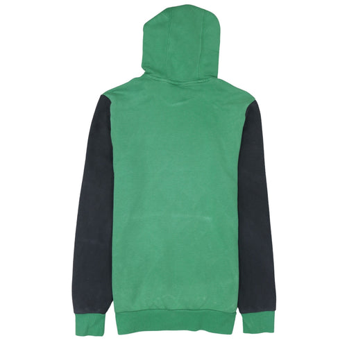 Adidas Boys Green & Black Pullover Hoodie Size 15-16 Years Regular Fit