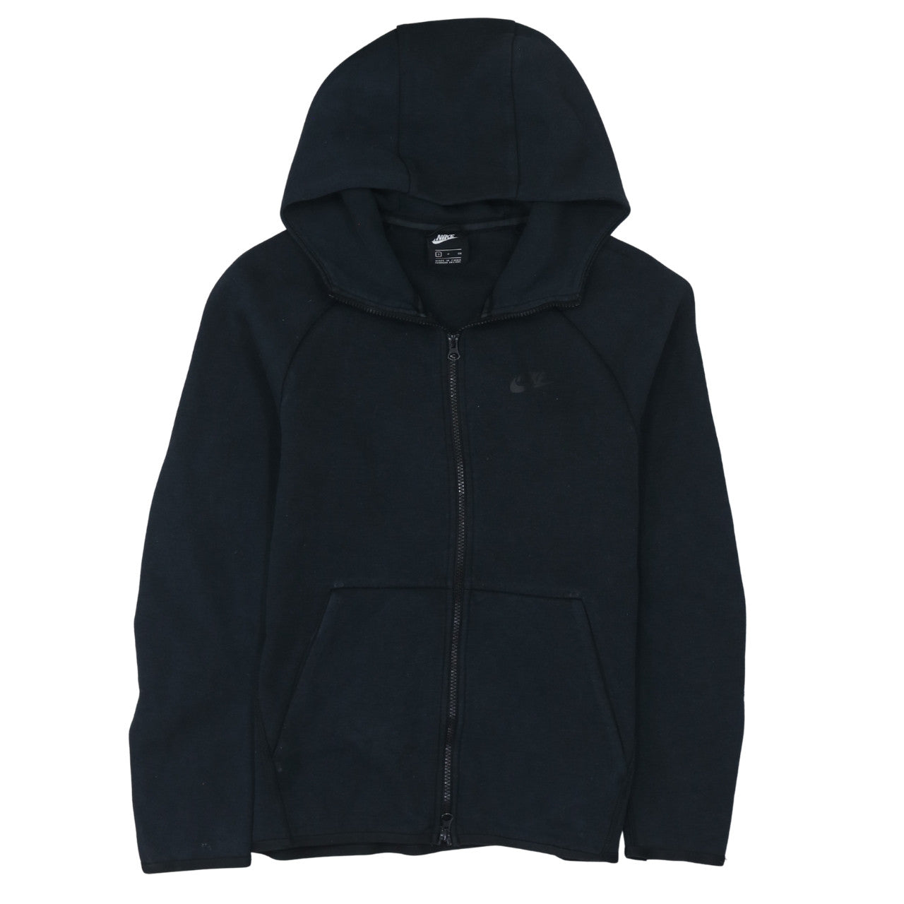 Nike Men's Black Full Zip Hoodie Size S Regular Fit Fleece
