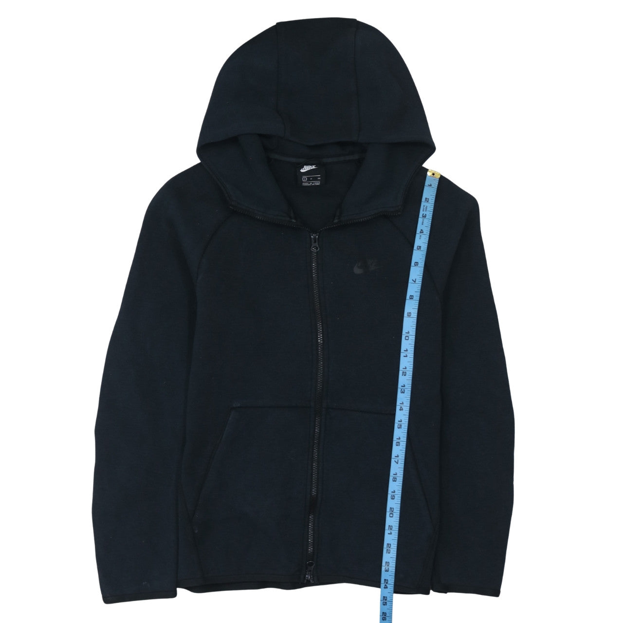 Nike Men's Black Full Zip Hoodie Size S Regular Fit Fleece