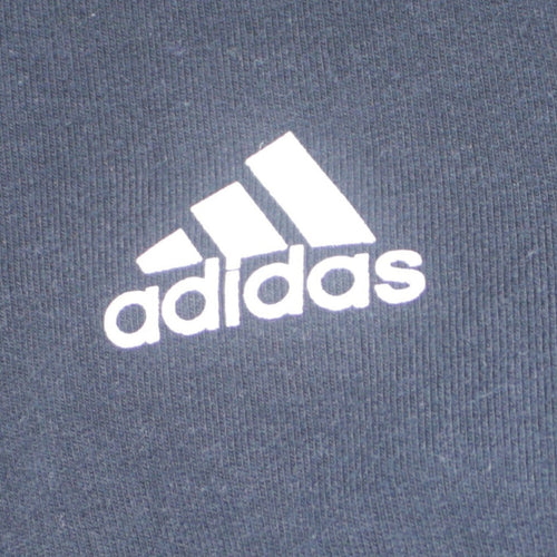 Adidas Women Black Full Zip Hoodie Size 16 Classic Sportswear