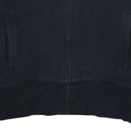 Adidas Women Black Full Zip Hoodie Size 16 Classic Sportswear