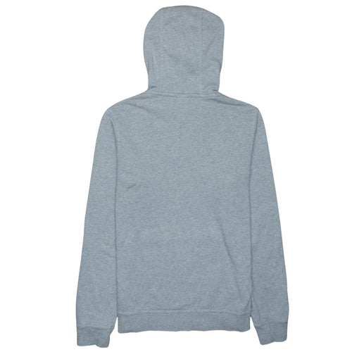Nike Men's Grey Pullover Hoodie Small Logo Sports Sweatshirt