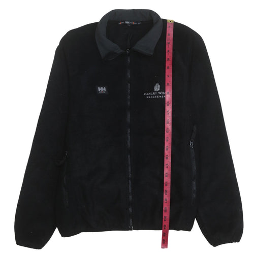 Helly Hansen Mens Black Fleece Workwear Jacket Size M