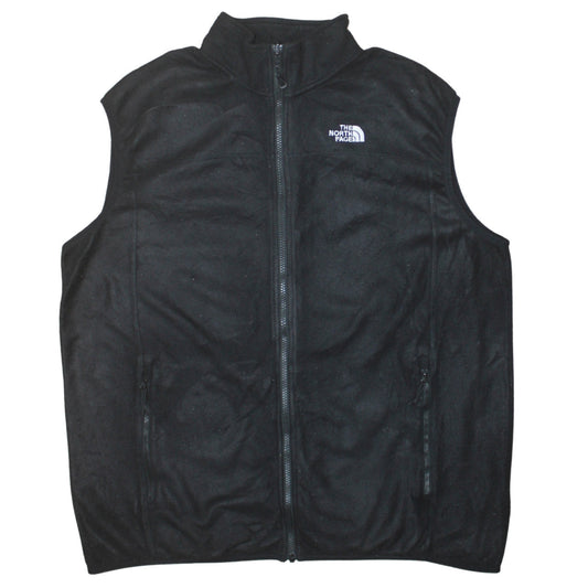 The North Face Men's Black Fleece XL Bodywarmer Waistcoat